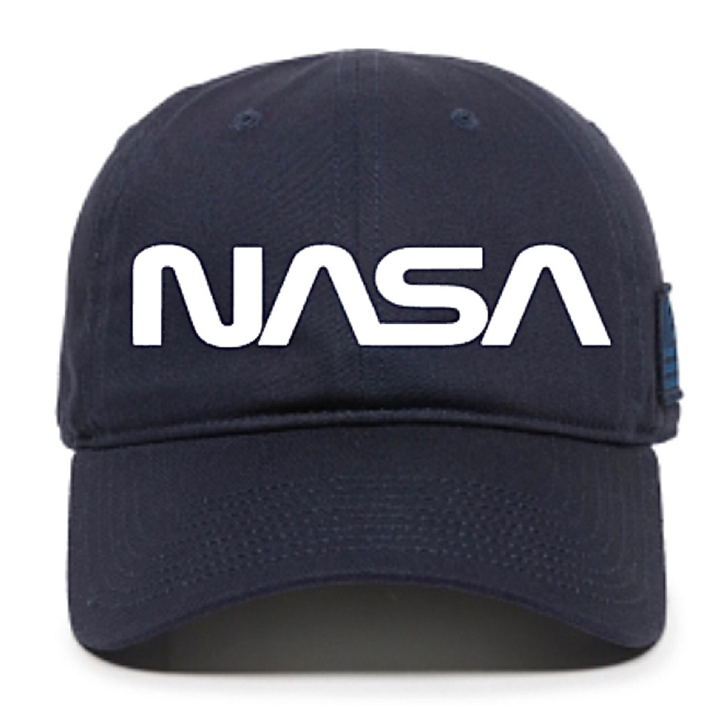 NASA U.S. Flag Tuck Strap Tactical Black Ops Hat